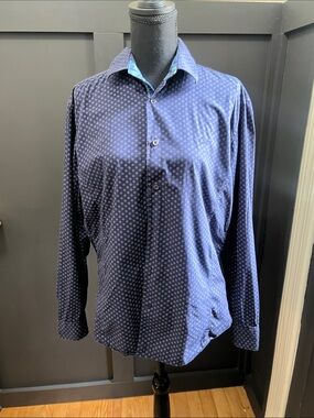 Christian Lacroix Navy Dress Shirt